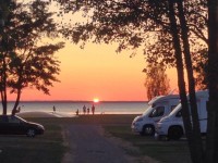 Excellent campsite at Saxnas, Öland.