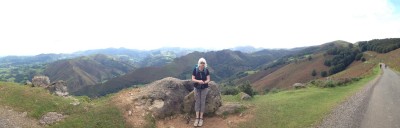 A tough climb towards the roof of the Pyrenees, but we were rewarded with magnificent views.