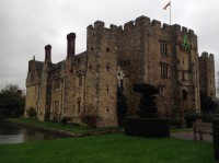 Hever Castle, childhood home of Anne Boleyn 500 years ago.