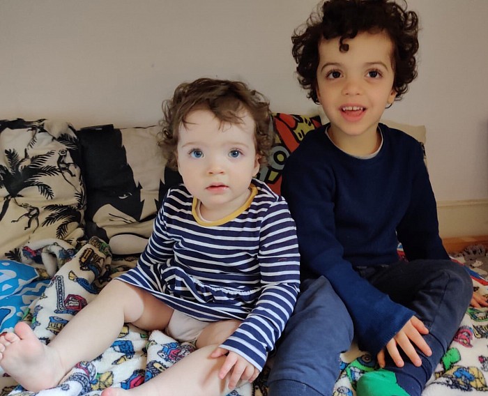 Oscar and India having a good lockdown.  We’re so thankful this dreaded virus targets us oldies (Papa and Moe-Moe to these two) and not the toddlers.